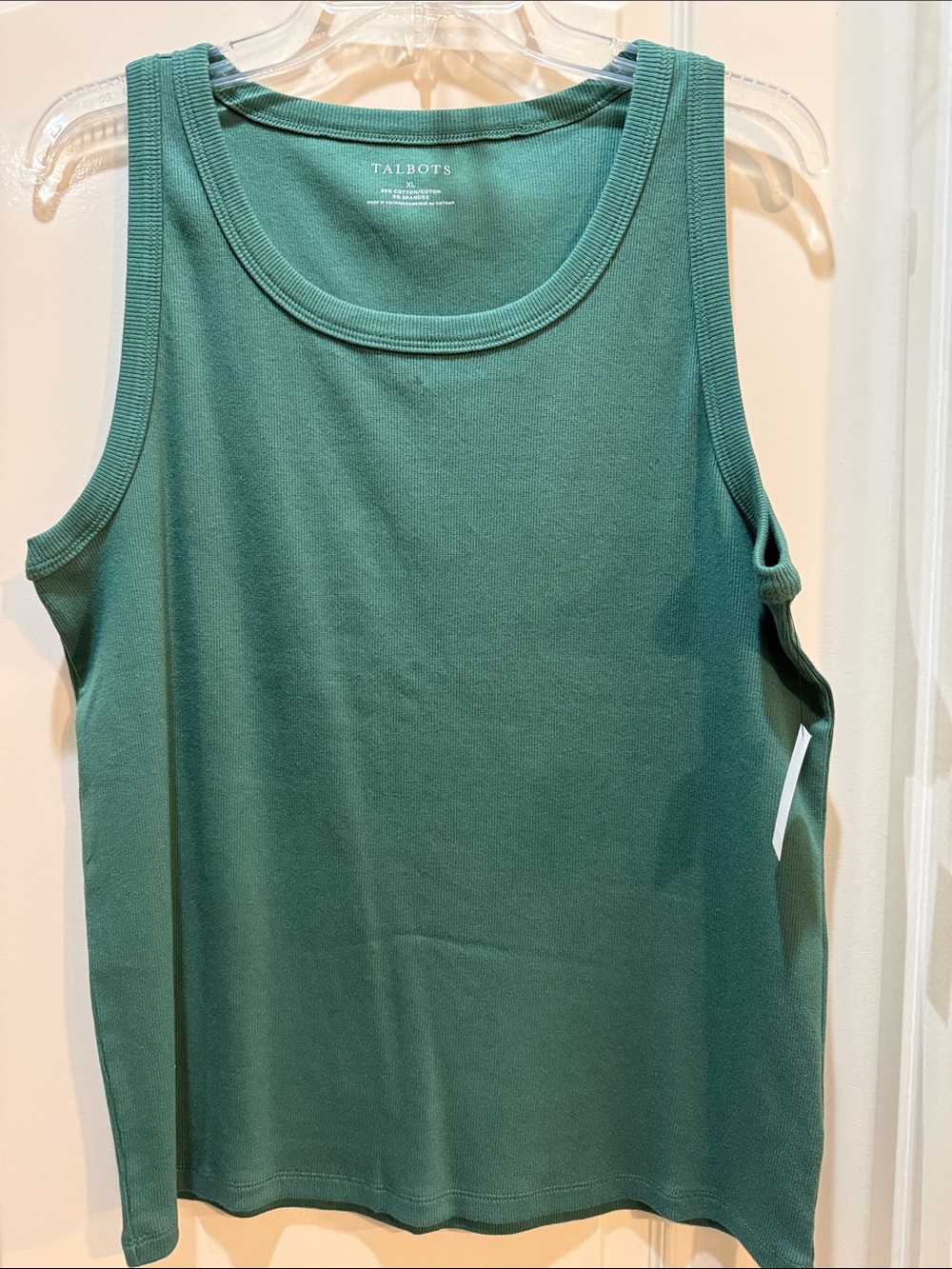 Talbots NWT Green Scoop Neck Tank Top XL